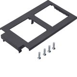 media cover plate for inst. of 2 support-ring-device to casing GTV4