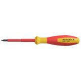 Slotted screwdriver, Blade length: 80 mm, Form: Square