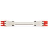 pre-assembled interconnecting cable Eca Socket/plug red