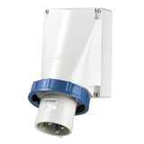 Wall mounted inlet, 125A4p9h230V, IP67