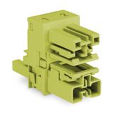 h-distribution connector 2-pole Cod. B light green