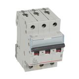 MCB TX³ 6000 - 3P - 400 V~ - 13 A - C curve - prong/fork type supply busbars
