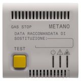 METHANE GAS DETECTOR - 12V ac/dc - 2 MODULES - NATURAL SATIN BEIGE - CHORUSMART