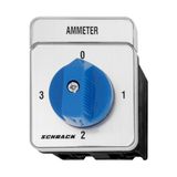 Am-Meter Selector Switch 20A, 0-1-2-3, Panel mounting