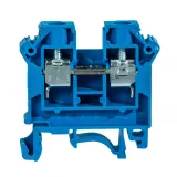 Rail-mounted screw terminal block ZSG1-6.0Nn blue