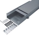 floor duct w. trough 300 90-130 dry care