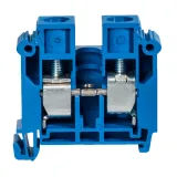 Rail-mounted screw terminal block ZSG1-16.0n blue