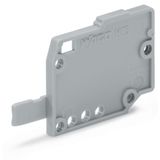End plate 1.5 mm thick gray