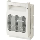 HRC fuse switch disconnector, NH 00, 125A, on DIN rail,  (HPL6600230)