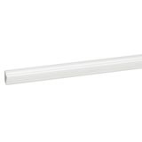 Cable cover 16x12.5mm - self-adhesive - white