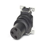 Flush-type connector