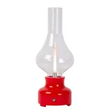 Lucide PETROL - Table lamp - LED - 3 StepDim - Red