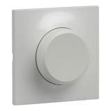 LED rotary dimmer with neutral 300W Urbano gray finish