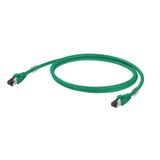 Ethernet Patchcable, RJ45 IP 20, RJ45 IP 20, Number of poles: 8, 0.3 m
