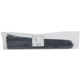 Cable tie Colring - w. 4.6 mm - L. 430 mm - sachet 100 pcs - black