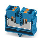 MPTD 2,5-RZ BU - Mini feed-through terminal block