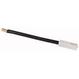 Plug with cable 10mm², L=120mm, black