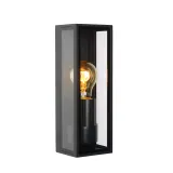 DUKAN Oustide wall lamp E27/15W Black