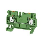 Feed-through terminal block, PUSH IN, 2.5 mm², 800 V, 24 A, Number of 