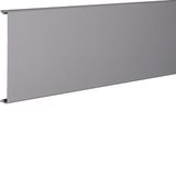 Lid made of PVC for slotted panel trunking BA6 120mm stone grey