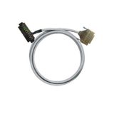 PLC-wire, Analogue signals, 25-pole, Cable LiYCY, 3 m, 0.25 mm²