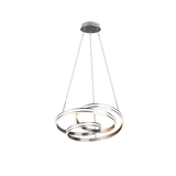 Nuria LED pendant brushed steel