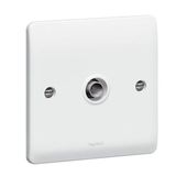 Synergy™ - TV socket - single - male - White