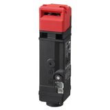 Door locking switch, M20, 2NC/1NO + 1NC/1NO, head: resin, 24VDC soleno