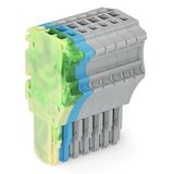 1-conductor female connector Push-in CAGE CLAMP® 1.5 mm² green-yellow/