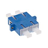 Premium SC-Duplex Coupling SM Polymer case blue