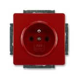 5518A-3989 B Socket outlet with earthing contacts, with hinged lid