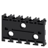 Floor mounting adapter, black, for ...