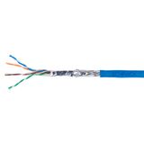 SF/UTP Cable Cat.5e, 4x2xAWG24/1, PVC, Eca, blue