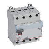 RCD DX³-ID - 4P - 400V~ neutral right hand side - 40A-300mA selective - AC type