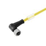 Sensor-actuator Cable (assembled), One end without connector, M12, Num