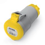 CONNECTOR 2P+E IP44 32A 4h 100-130V AC