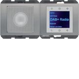 Radio Touch with Loudspeaker DAB+ K.x stainless steel