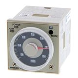 Timer, plug-in, 11-pin, 1/16DIN (48 x 48 mm),voltage input, multifunct