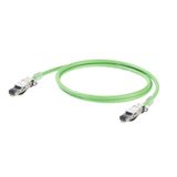 PROFINET Cable (assembled), RJ45 IP 20, Open, Number of poles: 4