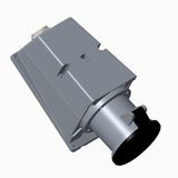 Surface socket-outlet, 7h, 63A, IP44, 3P+N+E