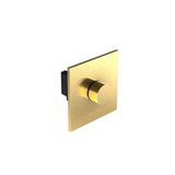 Art d'Arnould - 1 gang rotary universal dimmer 2 way push Epure - Brushed Gold