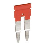 Bridging combs Viking 3 - equipotential - for 2 blocks with 6 mm pitch - red