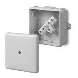 JUNCTION BOX 5x2.5mm2 OUTER CLAPMS WITH TERMINALS