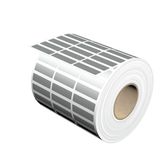 Device marking, Self-adhesive, halogen-free, 32 mm, Polyester, silver