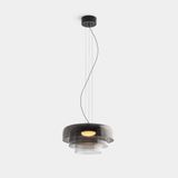 Pendant Levels 3 Bodies Ø420mm + Ø320mm + Ø220mm LED 17.2W SW 2700-3000-4000K PHASE CUT Black 1255lm