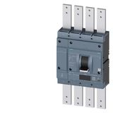 circuit breaker 3VA2 IEC Frame 1250 breaking capacity class C Icu=110 kA @ 415 V 4-pole line protection ETU860  LSIG In=1250 A