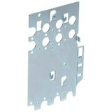 Mounting plates  XL³ 4000 for 1 DPX³ 160 - vertical