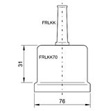 Rubber sheath for Iso-Cap LKT 60 and 70mm (loose)