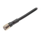 Sensor cable, M8 straight socket (female), 4-poles, PVC fire-retardant