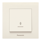 Karre-Meridian Beige (Quick Connection) Illuminated Two Way Switch